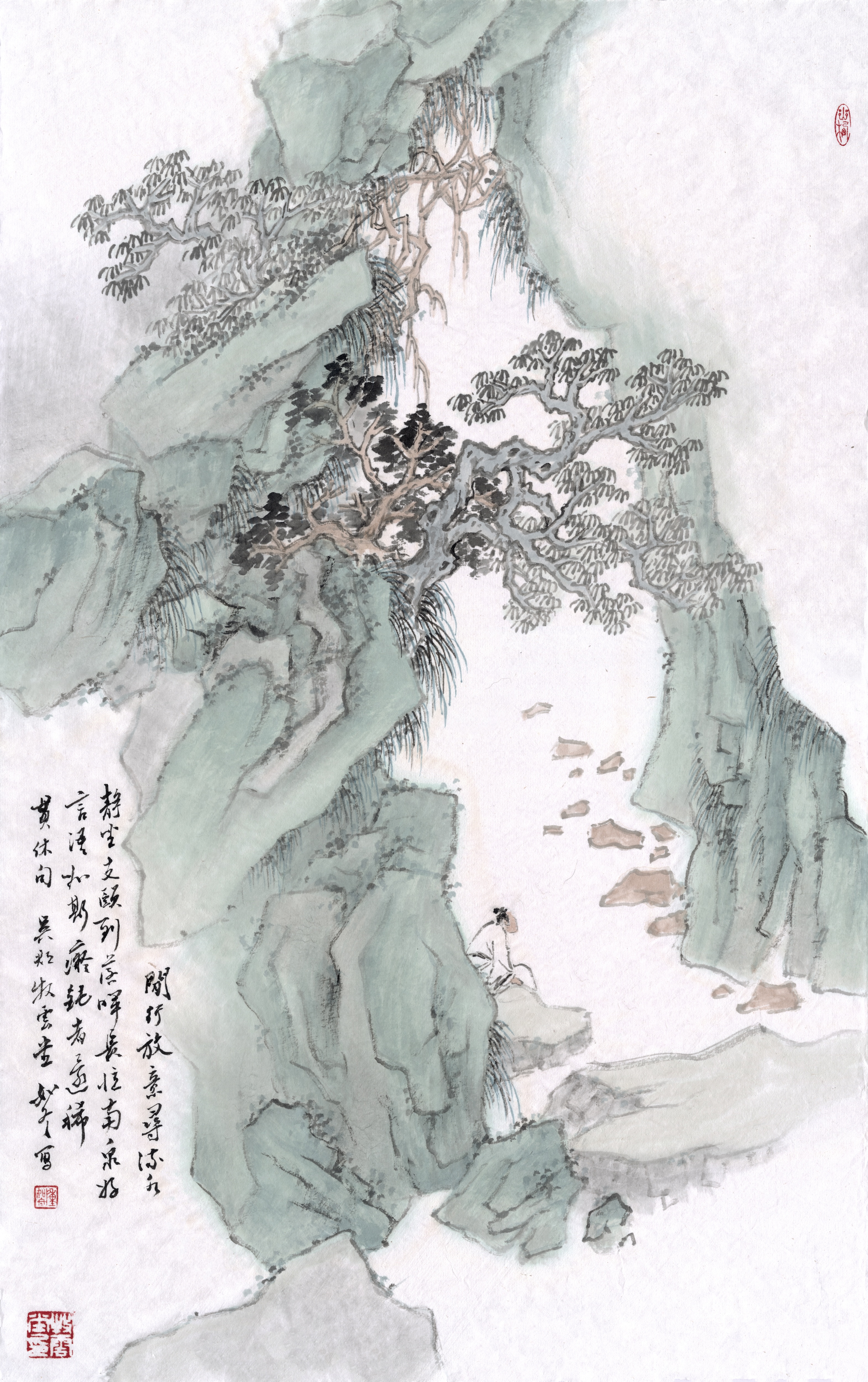 貫休詩意圖
